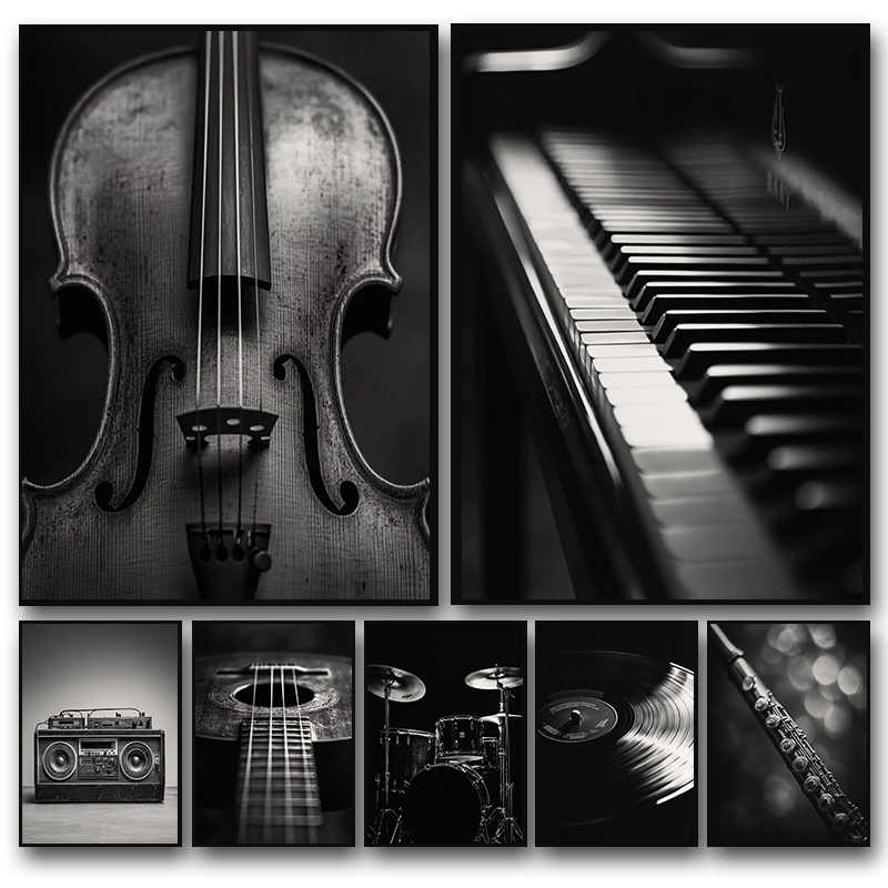 Picture Of Musical Instrument - Classic Musical Instrument Photography Posters Violin