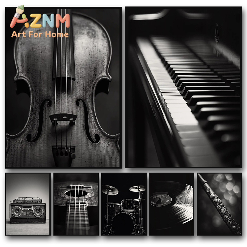 Picture Of Musical Instrument - Classic Musical Instrument Photography Posters Violin