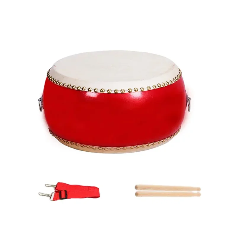 Musical Instrument Drawing - Cowhide Snare Drum Performance Drum with