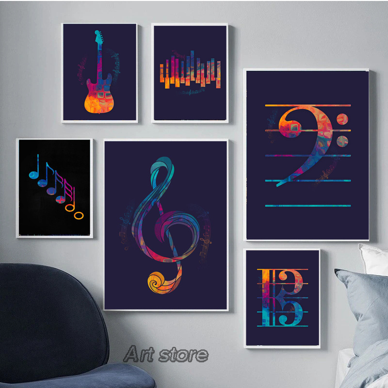 Black Golden Music Symbolic Ca - Picture Of Musical Instrument recension och pris