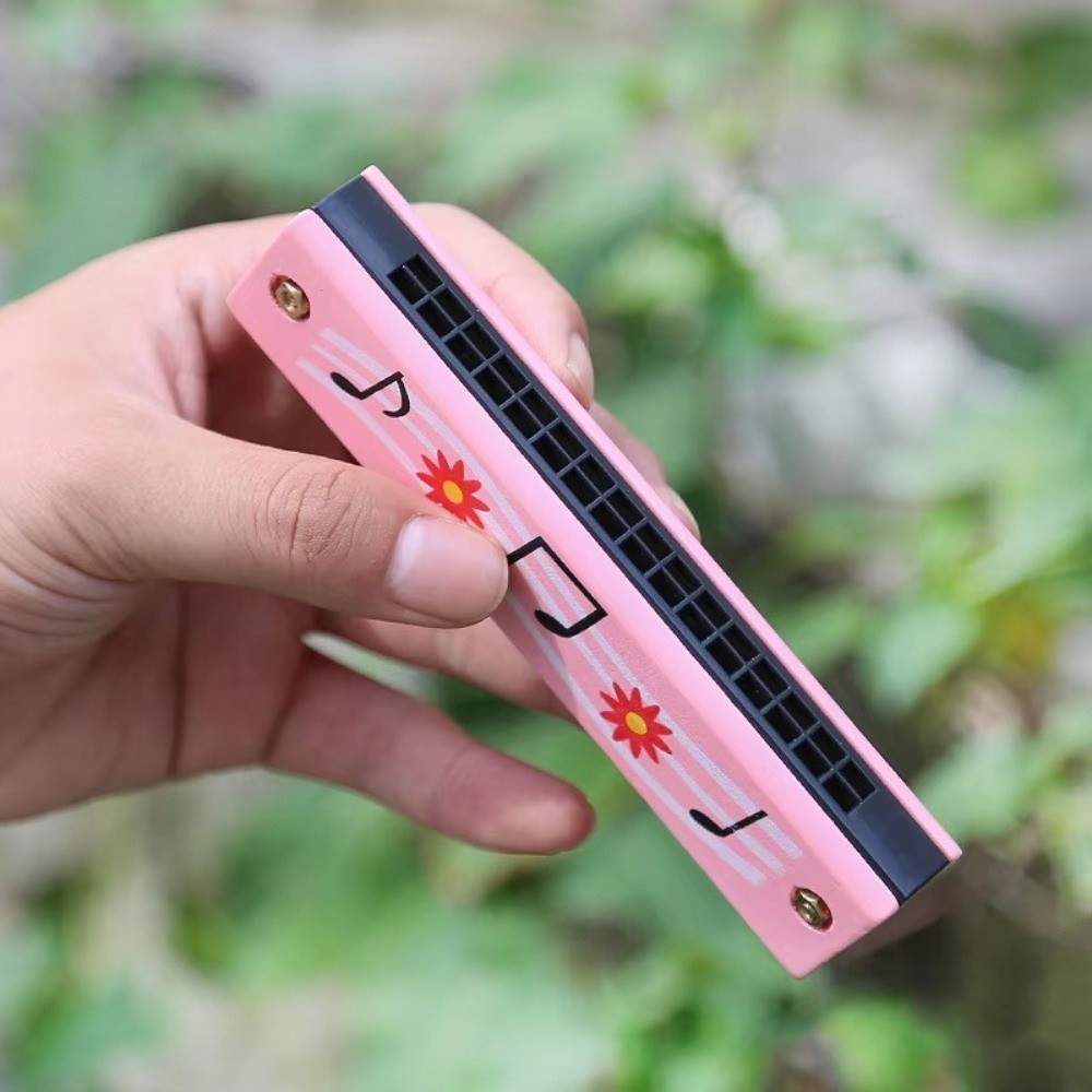 New 16 Holes Wooden Harmonica  - Musical Instrument Melodica recension och pris