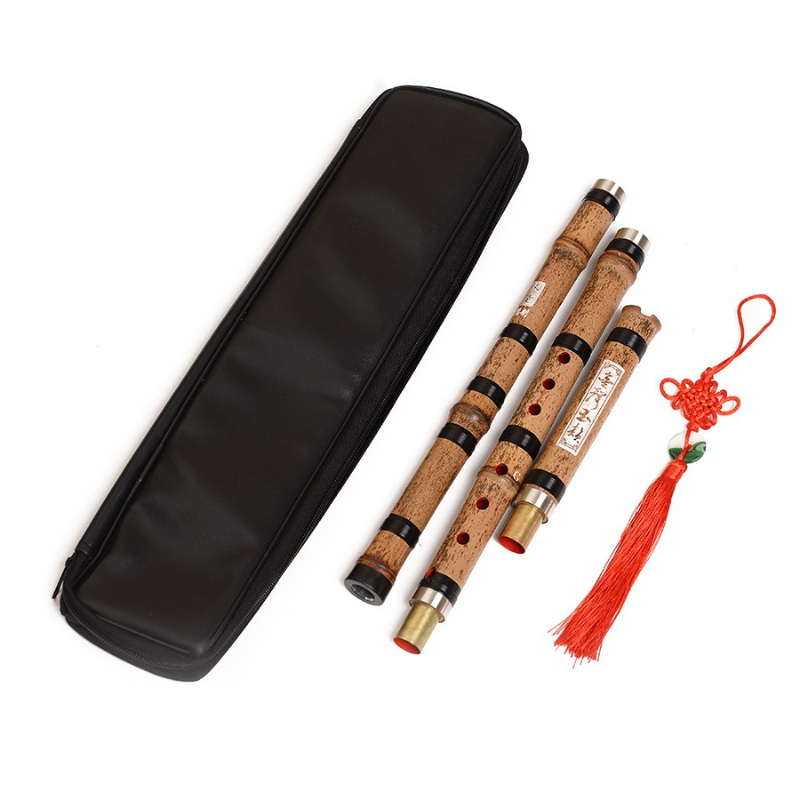 8 Holes Bamboo Flute 3 Section - Musical Instrument Xiao recension och pris