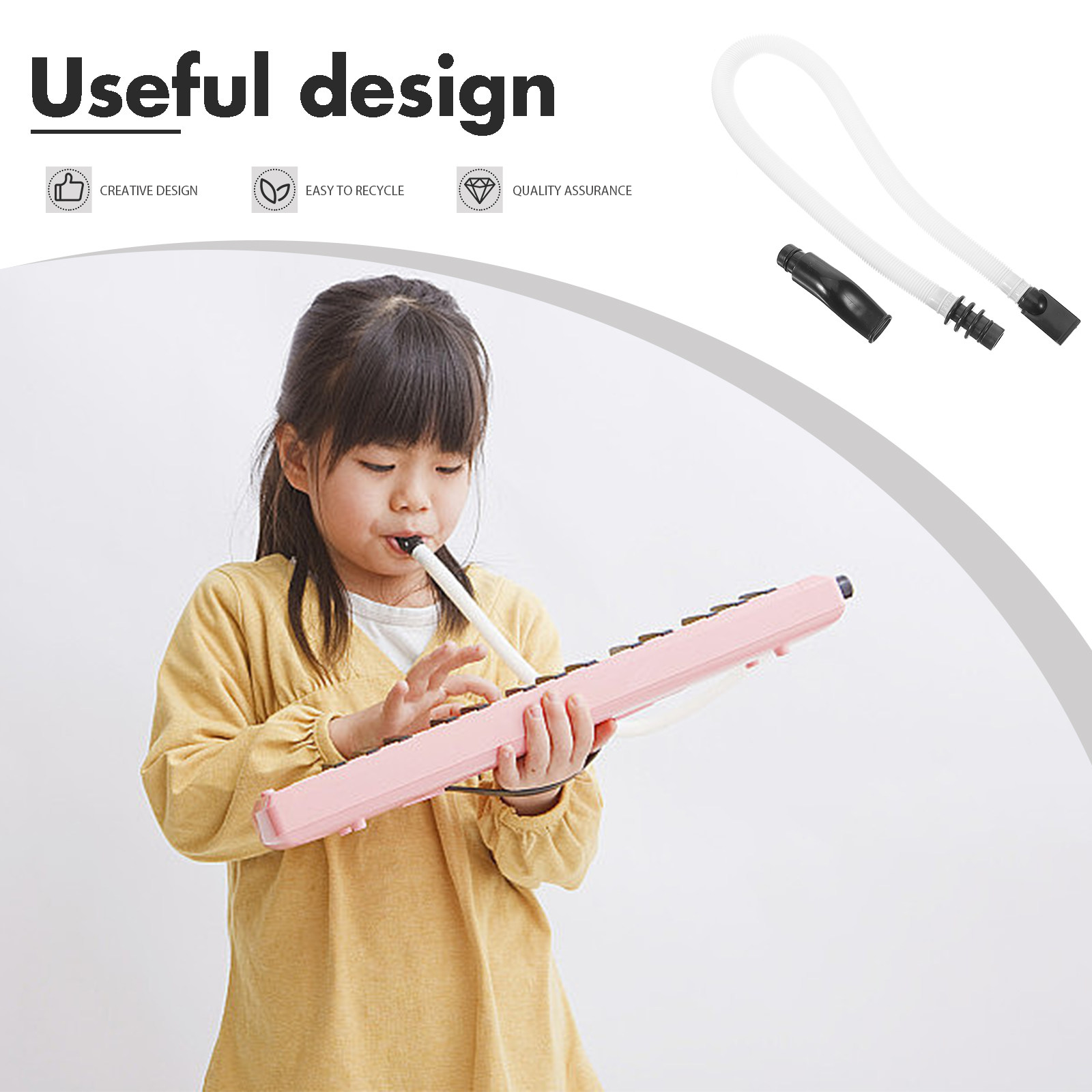 1Set Melodica Tube Mouthpiece  - Musical Instrument Melodica recension och pris