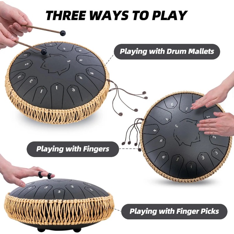 Hluru Steel Tongue  Glucophone - Musical Instrument Morocco recension och pris