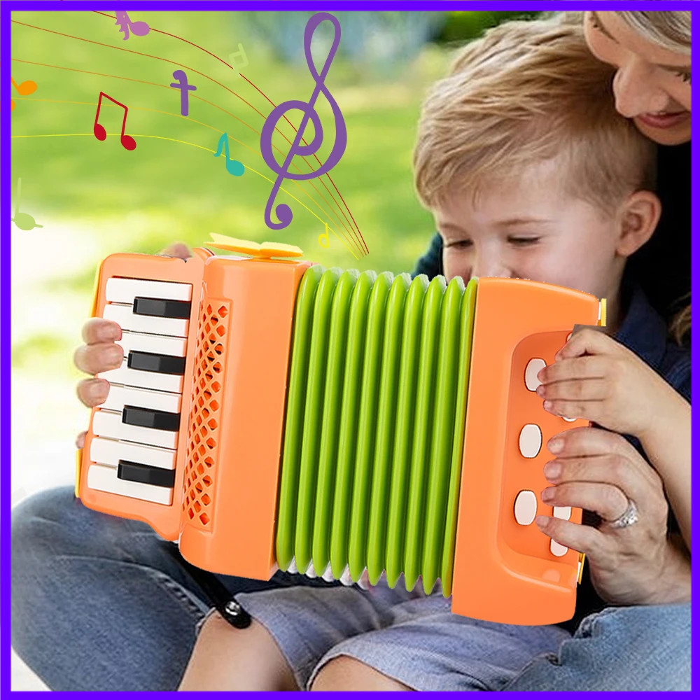 Kids Accordion Toy 10 Keys 8 B - Musical Instrument Drawing recension och pris