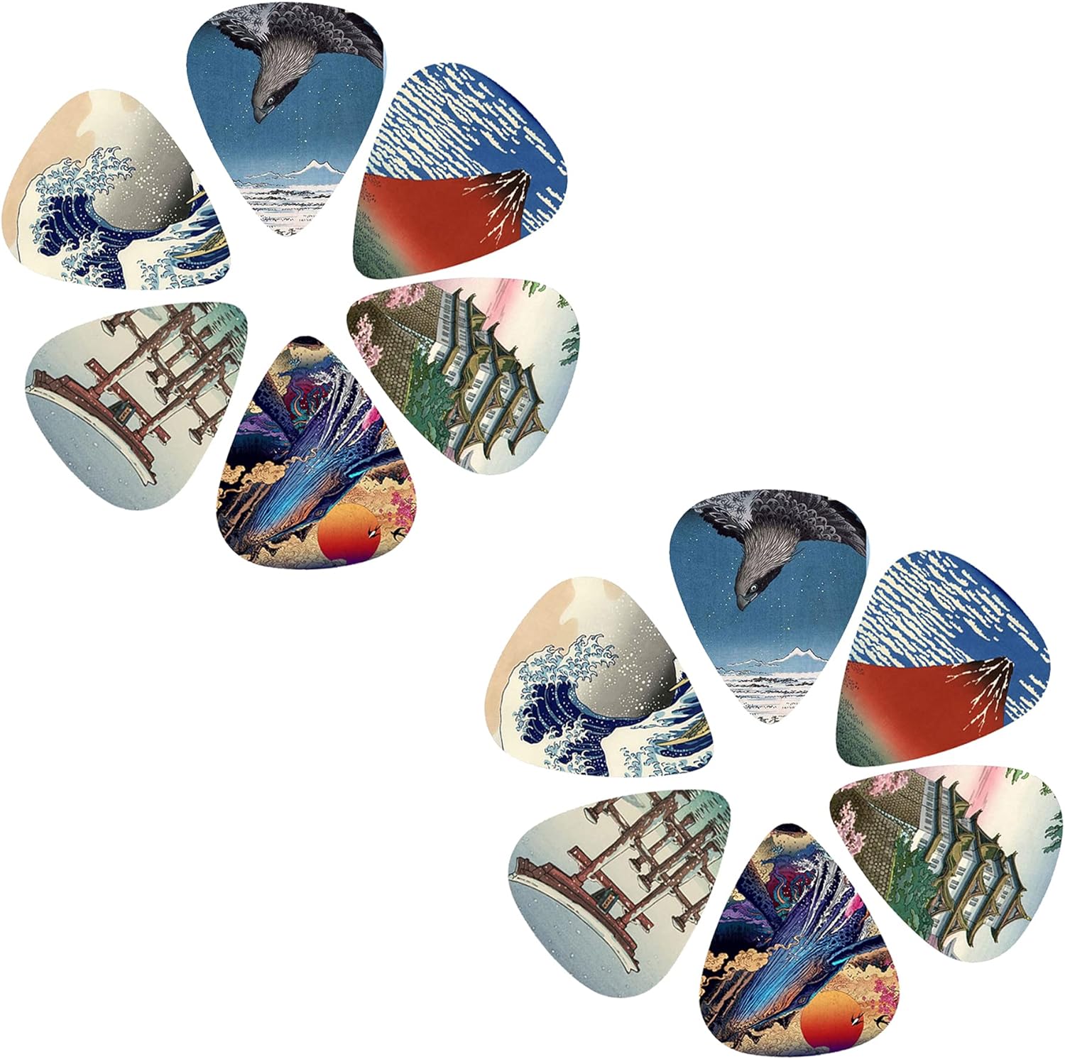 New 12pcs/set  Guitar Picks -  - Musical Instrument Drawing recension och pris