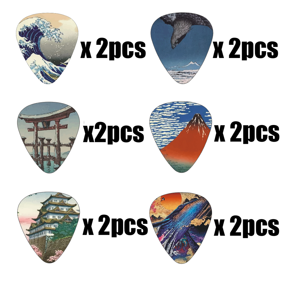 New 12pcs/set  Guitar Picks -  - Musical Instrument Drawing recension och pris