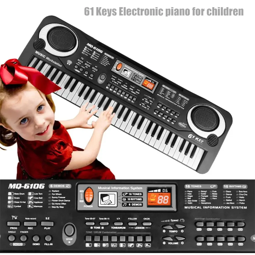 Kids Electronic Piano Keyboard - Musical Instrument Drawing recension och pris