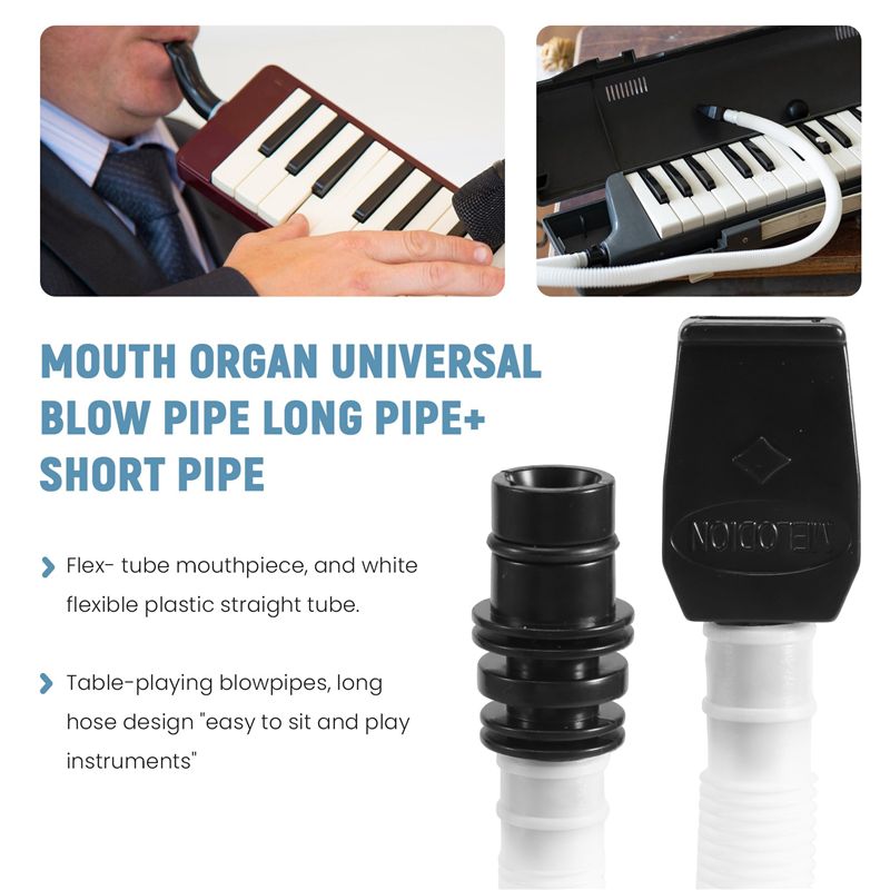 ABLL-Flexible Tube Mouth Organ - Musical Instrument Melodica recension och pris