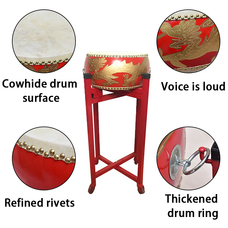 8/10/16 Inch Drum Chinese Cowh - Musical Instrument Drawing recension och pris